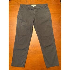 Frank & Eileen Wicklow pants 8 Italian chino performance twill washed black READ